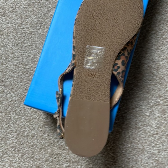 Jack Rogers Serena leopard Slingback 9.5 NIB - Picture 3 of 5